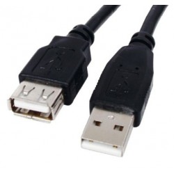 Câble USB 2.0 A-A M/F 1.8M