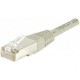 Câble RJ 45 cat 5 Beige 0.5m FTP