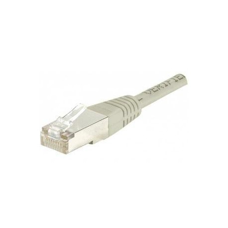 Câble RJ 45 cat 5 Beige 0.5m FTP