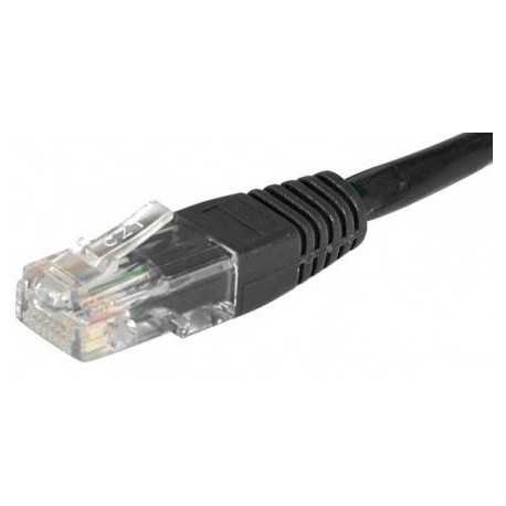 Câble RJ 45 cat 6 Noir 15m FTP