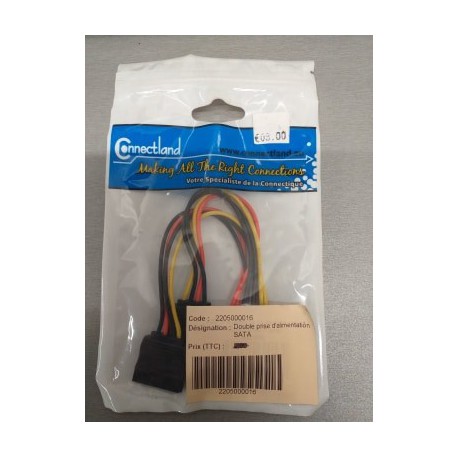 Cable alimentation sata