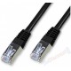 Cordon Cat 6 SSTP Noir LSOH - 10m