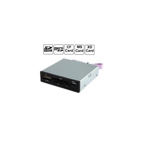 Lecteur de carte Interne Heden 3.5" + 1 USB 2.0 + Micro SD Metal